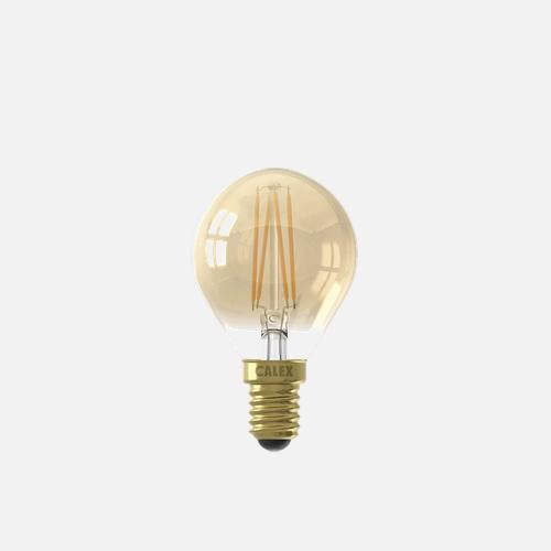 EBB & FLOW CALEXLIGHTBULBCALEXP45GOLD35WE14DIMMBAREGOLDENFILAMENT