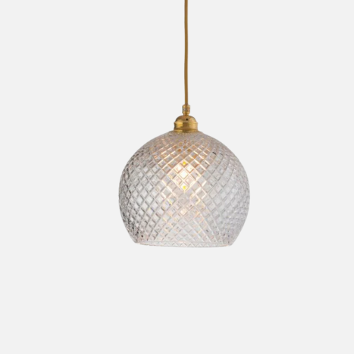 Rowan Crystal pendant lamp L Small check