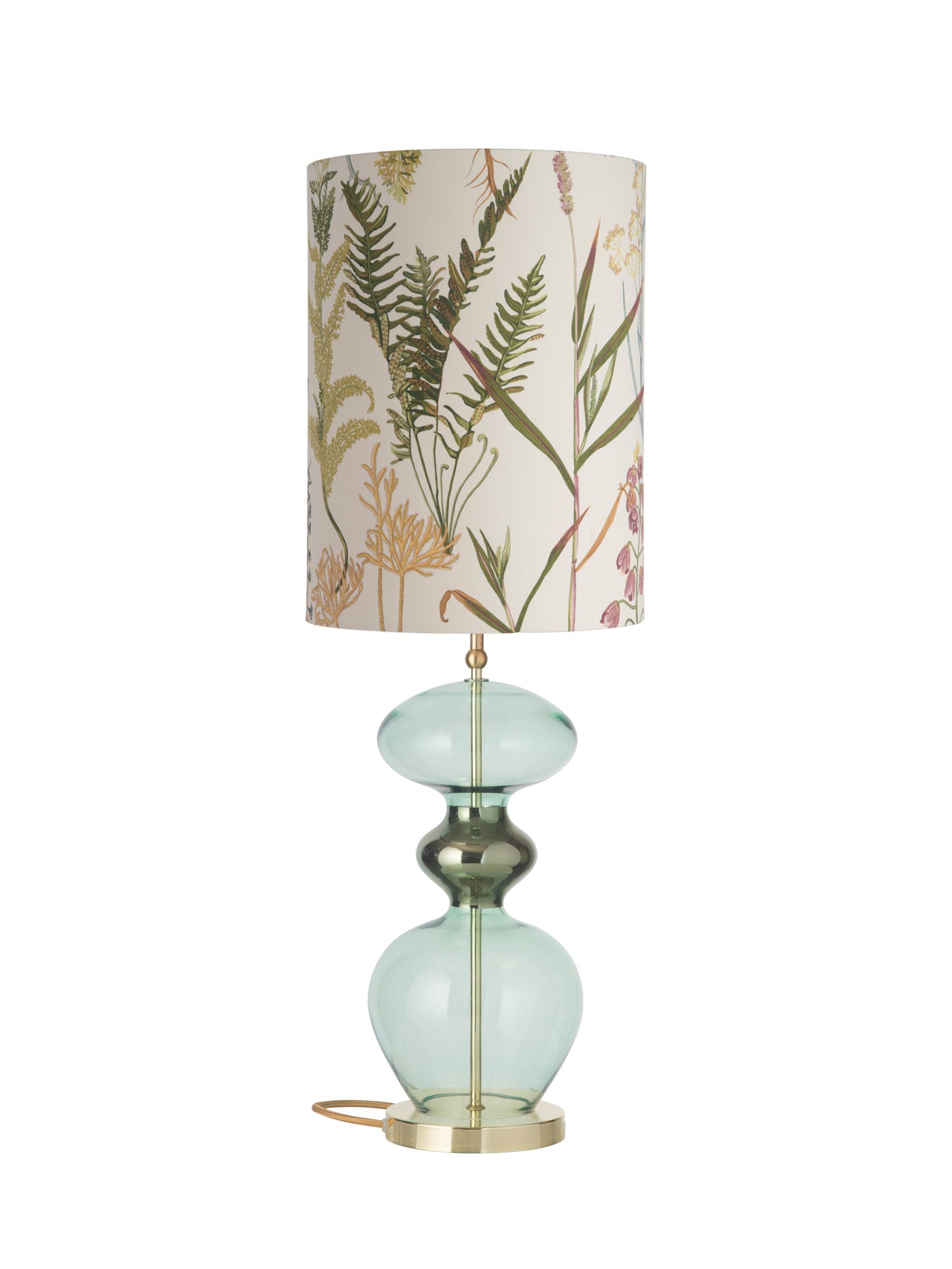 Lute Tischleuchtesockel M Forest green Gold