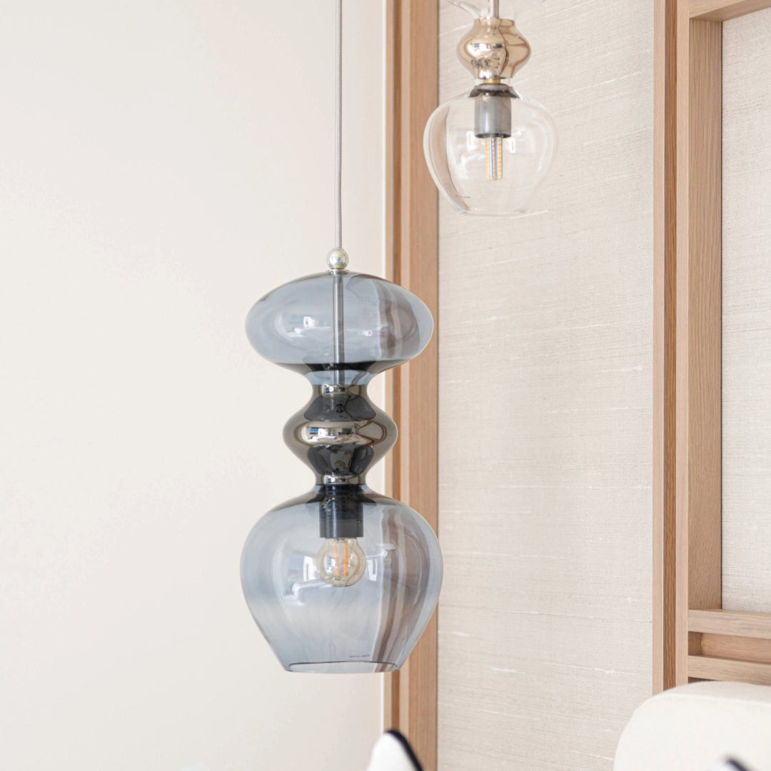Futura Pendant lamp M Deep blue