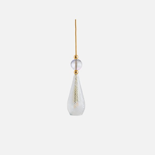 Smykke Pendant lamp M Crystal swirl Chameleon ball