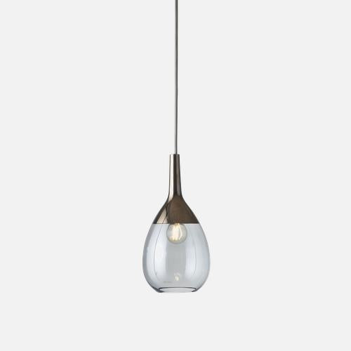 EBB & FLOW LAUTEPENDANTLAMPTOPAZBLAUPLATINUM