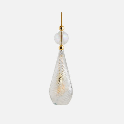 EBB & FLOW SMYKKEPENDANTLAMPLCRYSTALWIRLCHAMELEONBALL