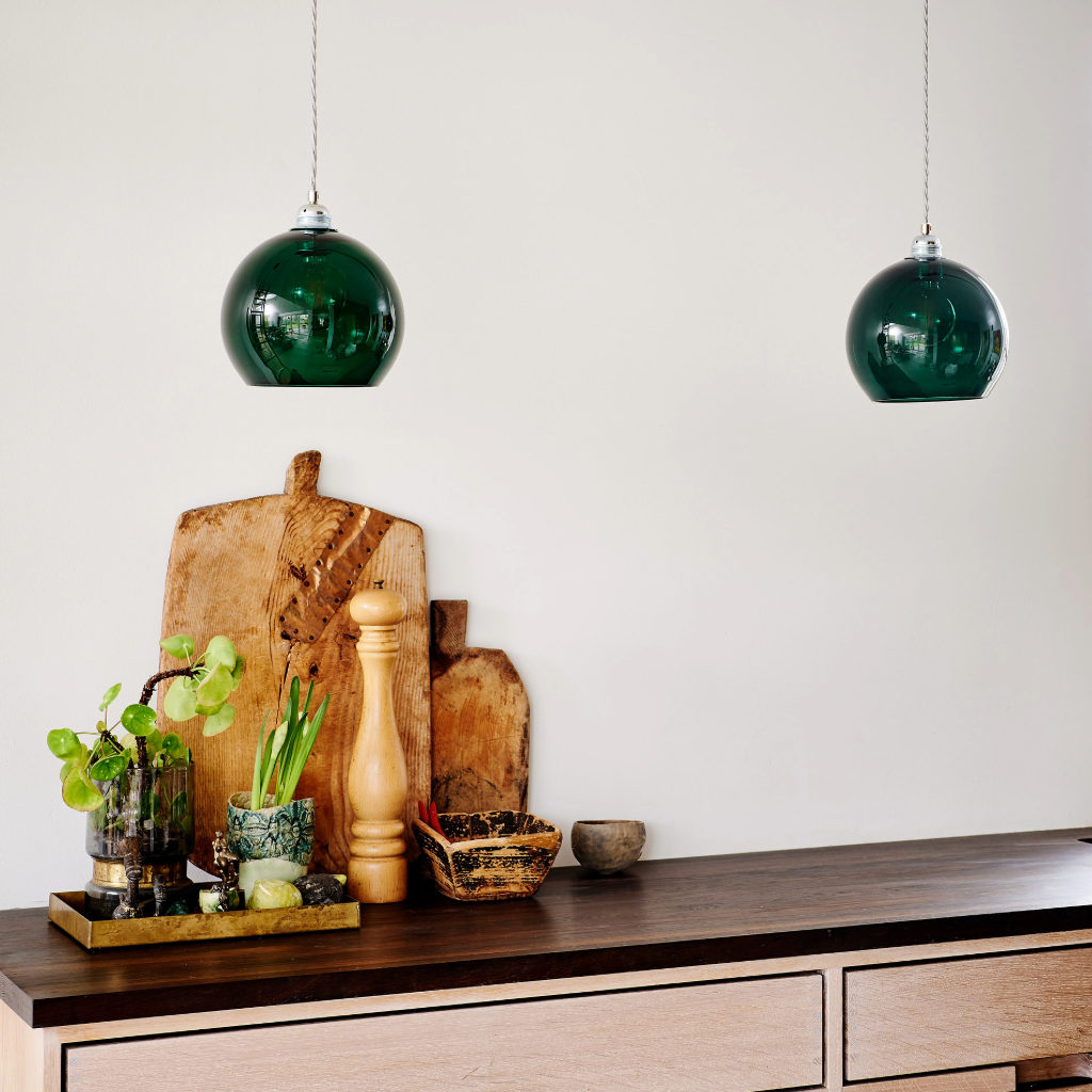 Rowan Pendant lamp L Ivy green