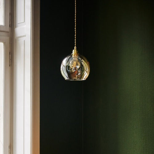 Rowan Pendant lamp M Golden smoke
