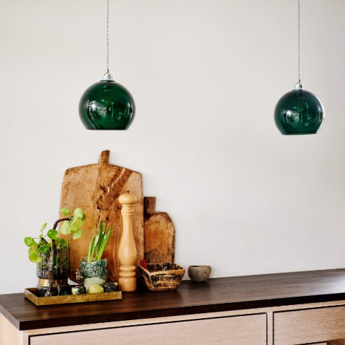 Rowan Pendant lamp M Ivy green