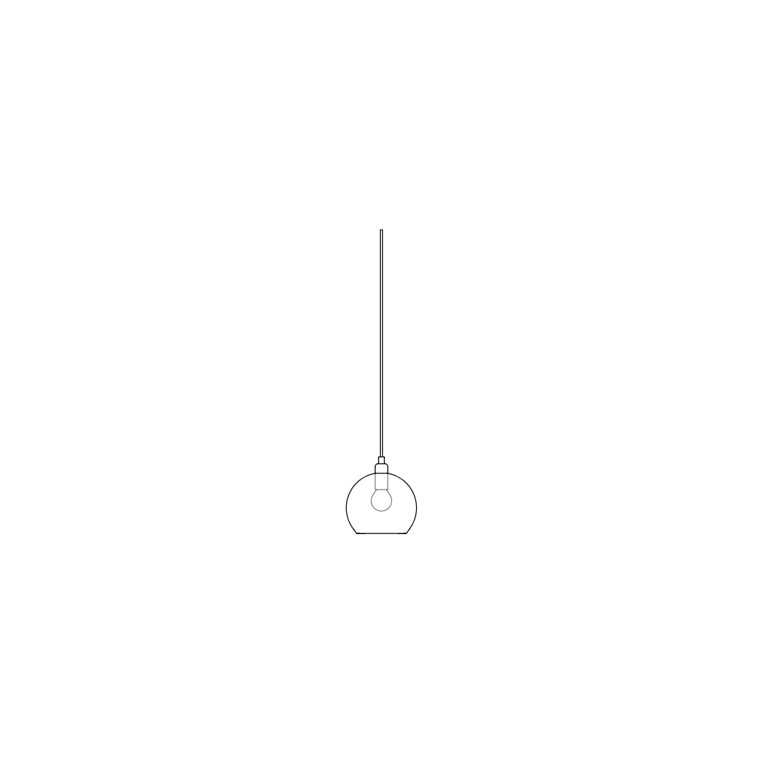 Rowan Pendant lamp S Chestnut brown