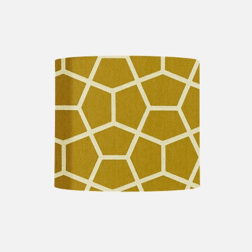 EBB & FLOW FABRICLAMPSHADECGLYPTICCHARTREUSE