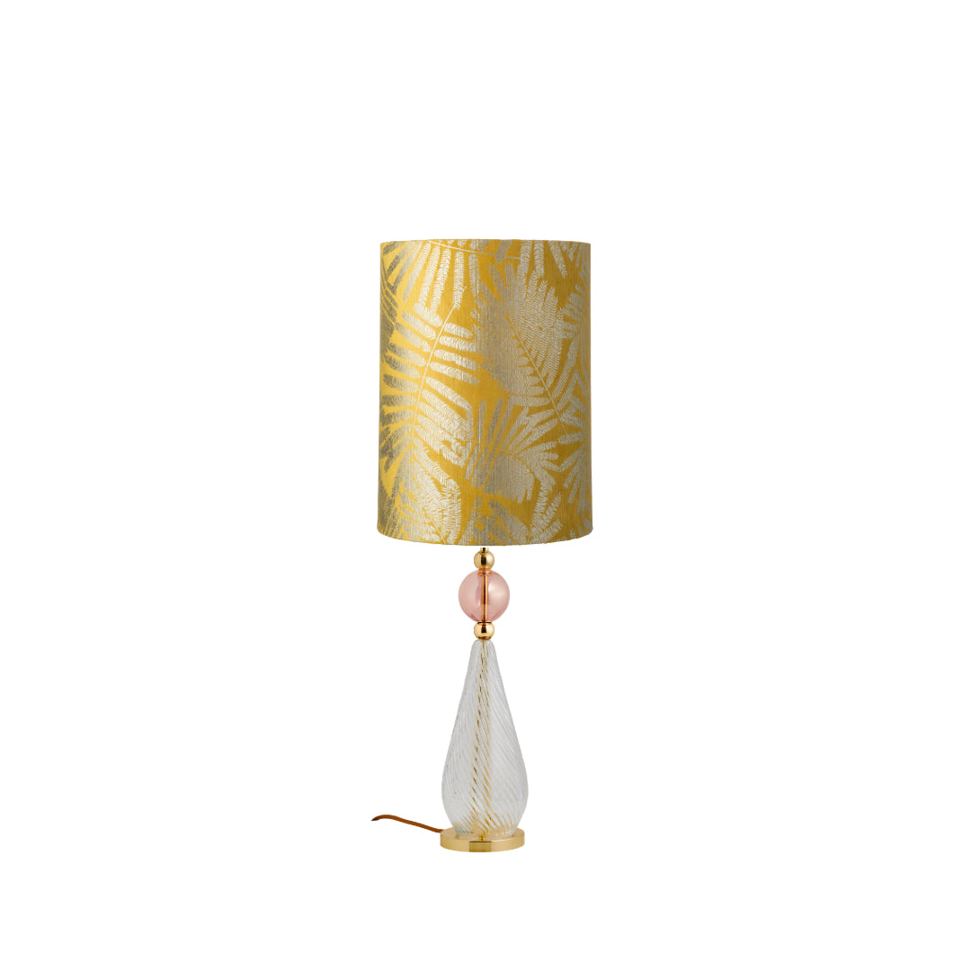 Smykke Tischleuchtesockel M Crystal Swirl Golden smoke Ball