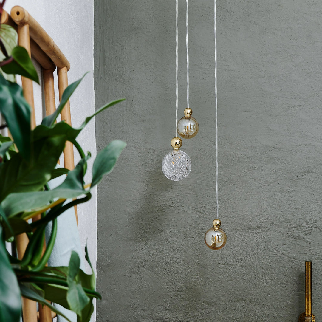 Uva Pendant lamp L Golden smoke