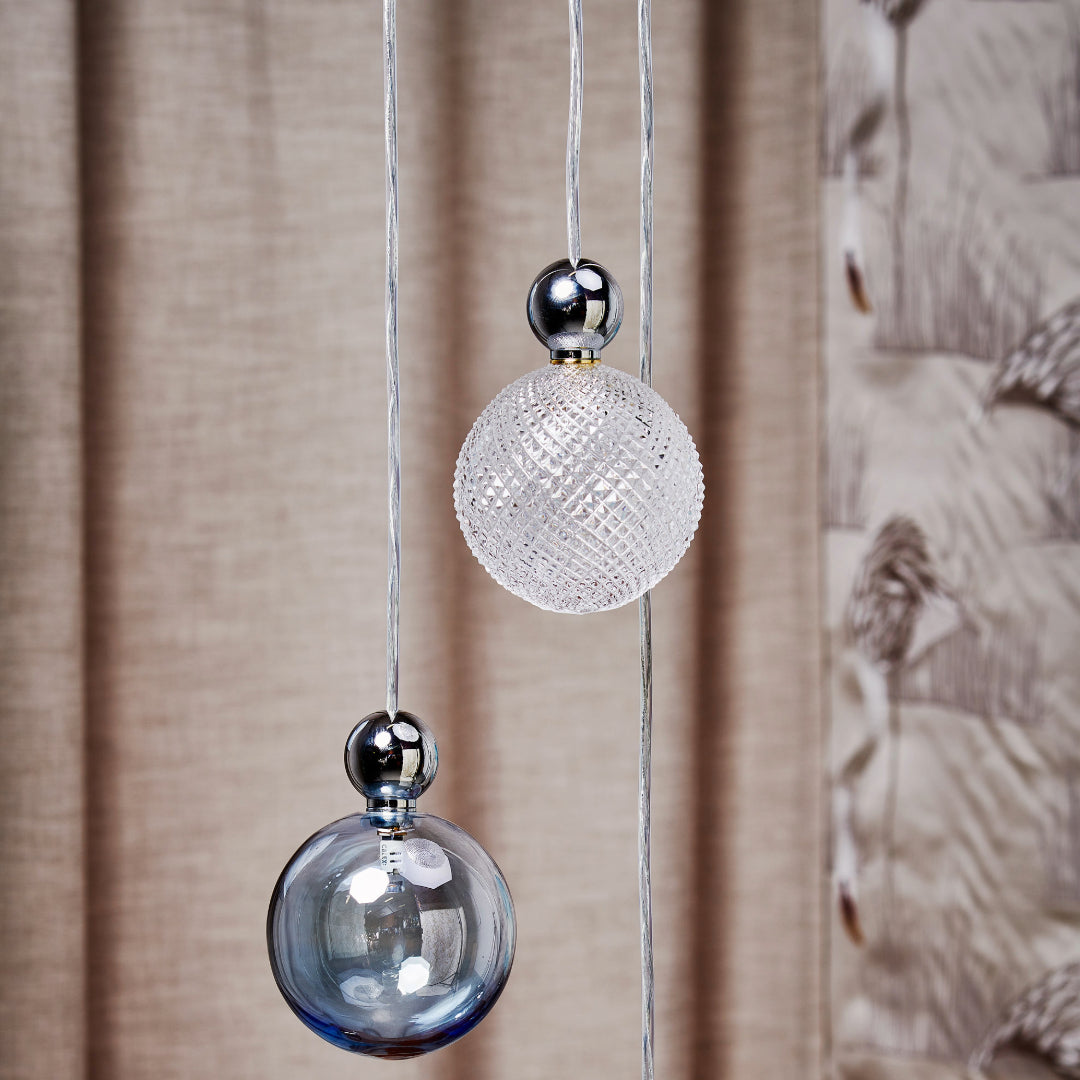 Uva Crystal pendant lamp L Mini check