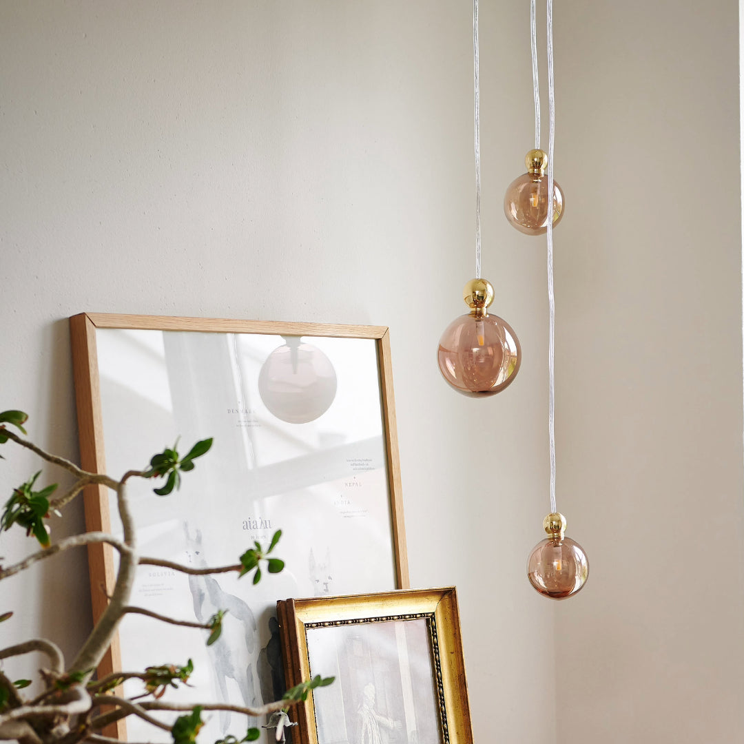 Uva Pendant lamp L Obsidian