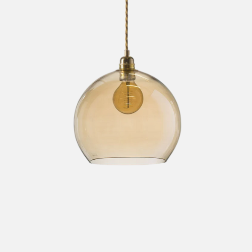 Rowan  Pendant lamp L Golden smoke