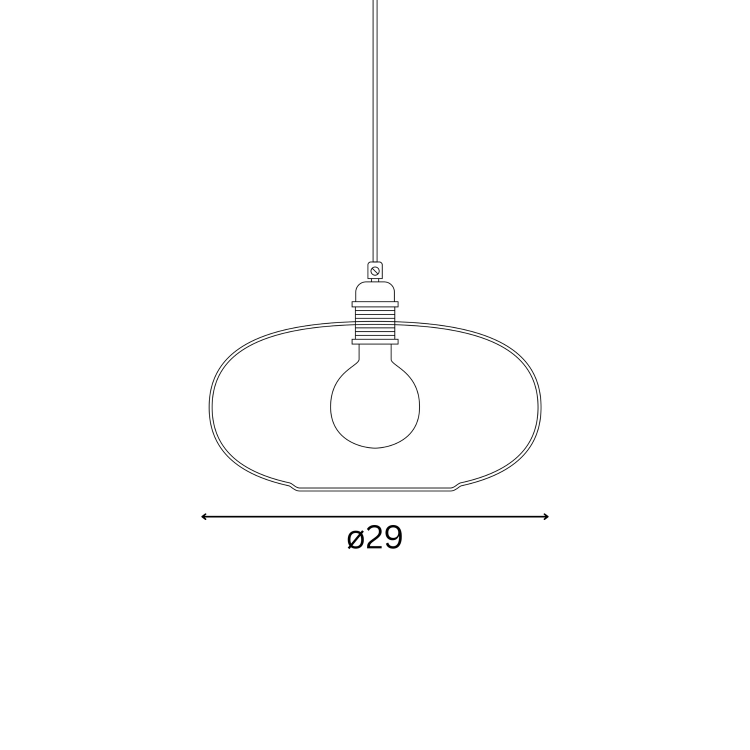 Horizon  Pendant lamp M Toast