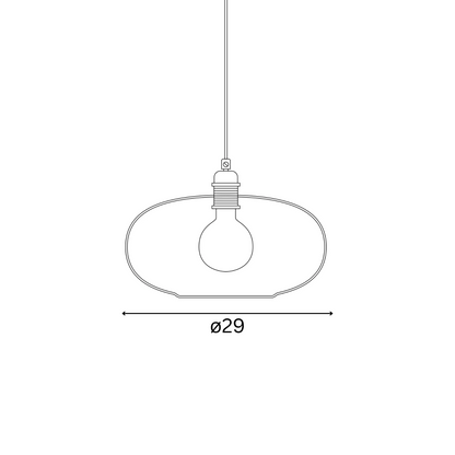 Horizon  Pendant lamp M Ivy green