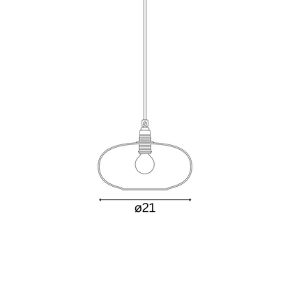 Horizon  Pendant lamp S Forest green