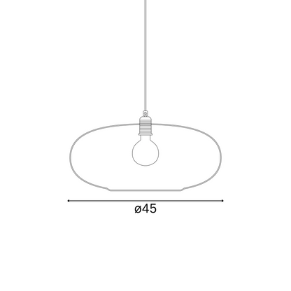 Horizon  Pendant lamp XL Clear