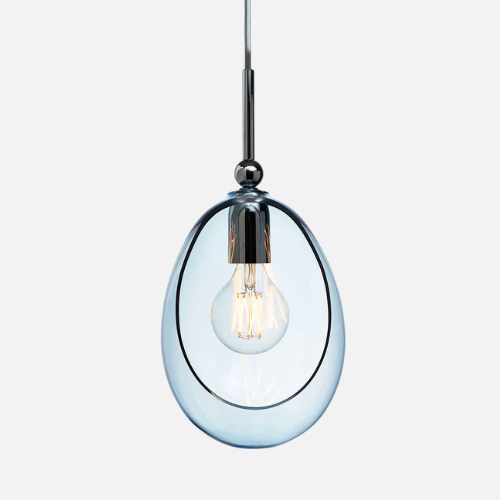 Embrace Pendant lamp M Topaz blue