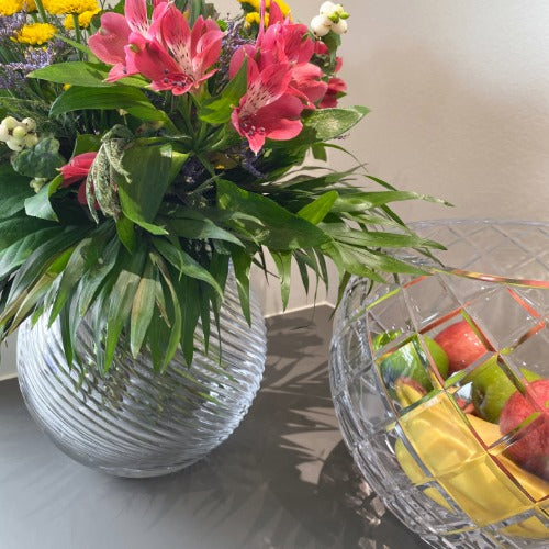 Rowan Crystal bowl L Swirl