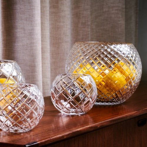 Rowan Crystal bowl L Small check