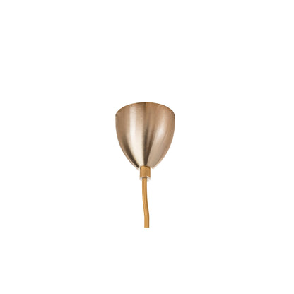 Rowan  Pendant lamp S Obsidian Copper stripes