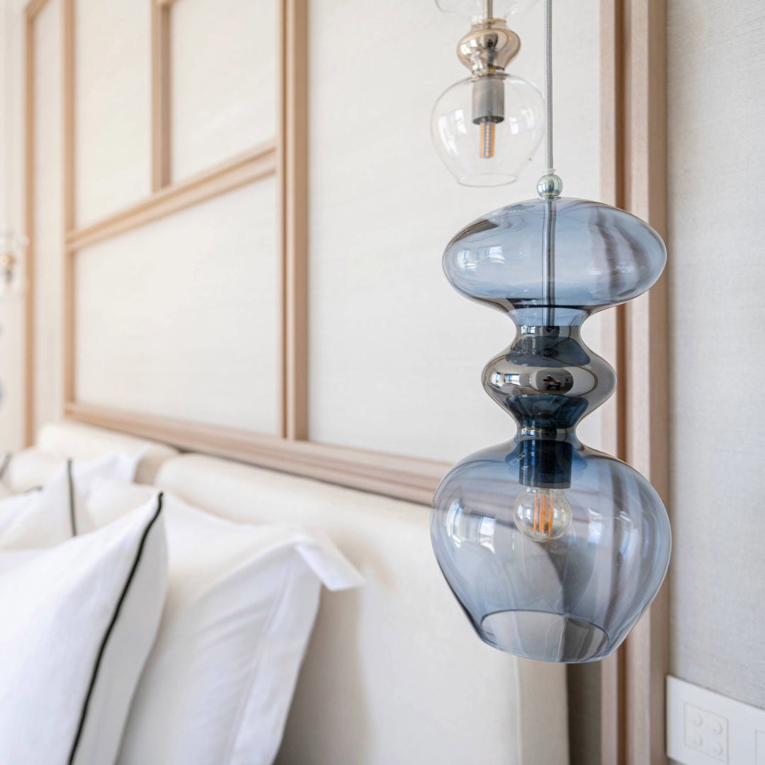 Futura   Pendant lamp M Deep blue