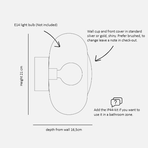 Horizon  Surface lamp S Toast