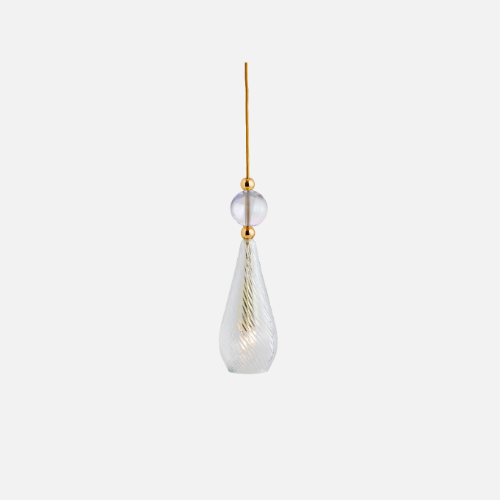 Smykke Pendant lamp M Crystal swirl Chameleon ball