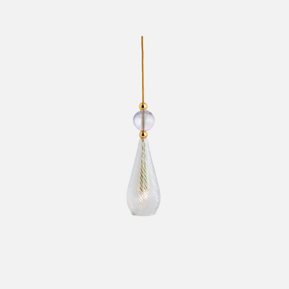 Smykke Pendant lamp M Crystal swirl Chameleon ball