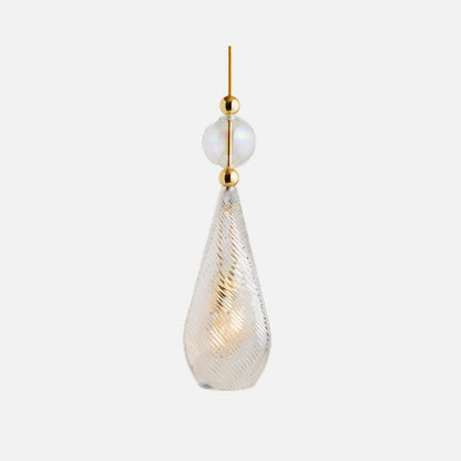Smykke Pendelleuchte L Crystal  Swirl Chameleon Ball
