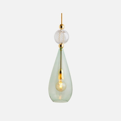 Smykke Pendant lamp L Forest green Crystal swirl ball
