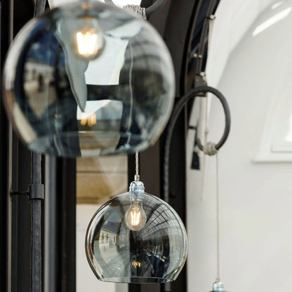 Rowan  Pendant lamp XL Deep blue